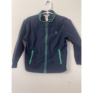 Navy Penguin Ratner Windbreaker Bomber Jacket